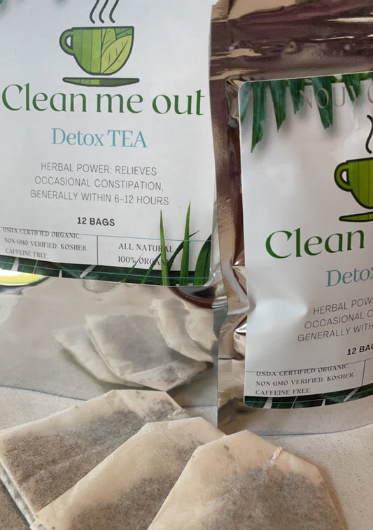 Clean me out Detox
 - Tea bags (Pre-Order)