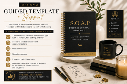 Guided Template + Support