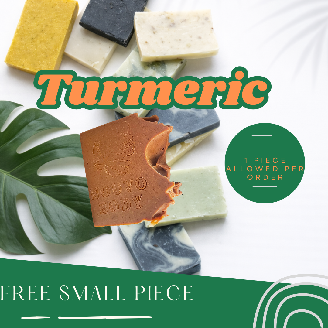 FREE Turmeric + Vitamin C Even skin tone Soap- 1 small piece