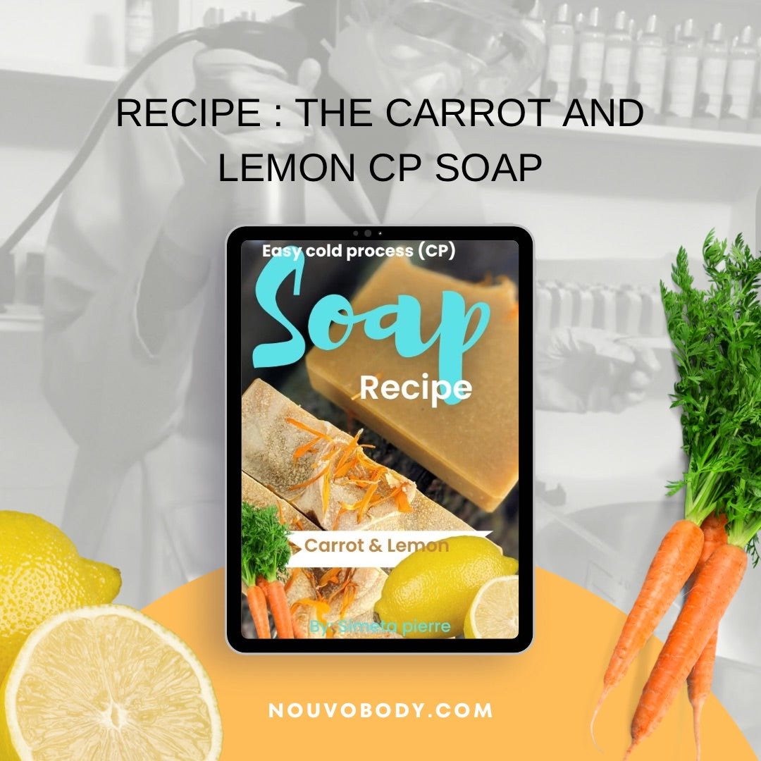 Recipe : The Carrot and Lemon Cold process soap