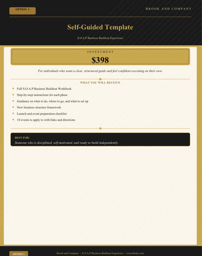 Self-Guided Template