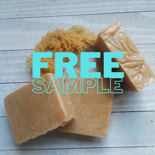 FREE Sample w/purchase  Sea moss  Bar Soap-1 small piece