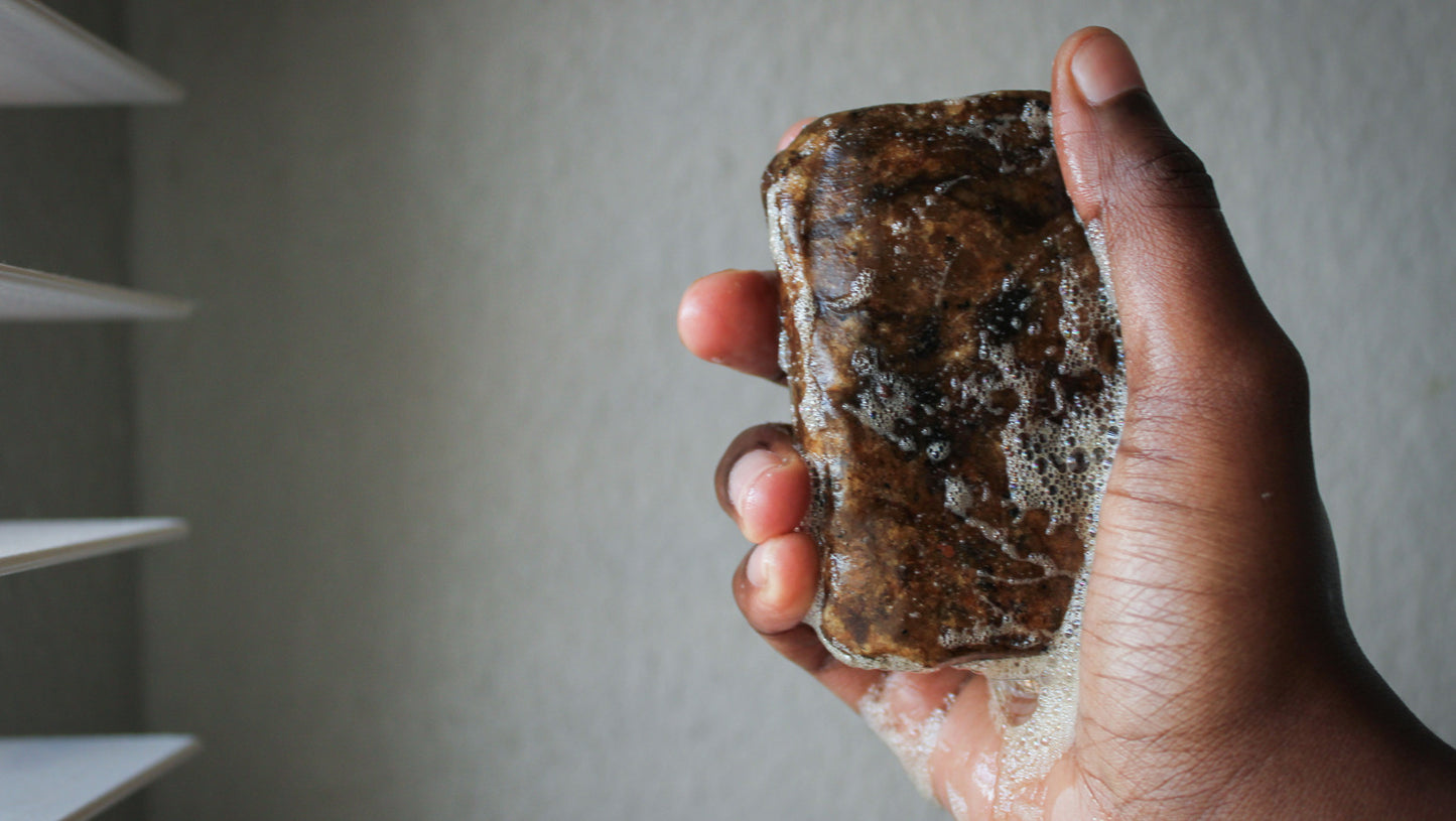 Raw African Black Bar Soap