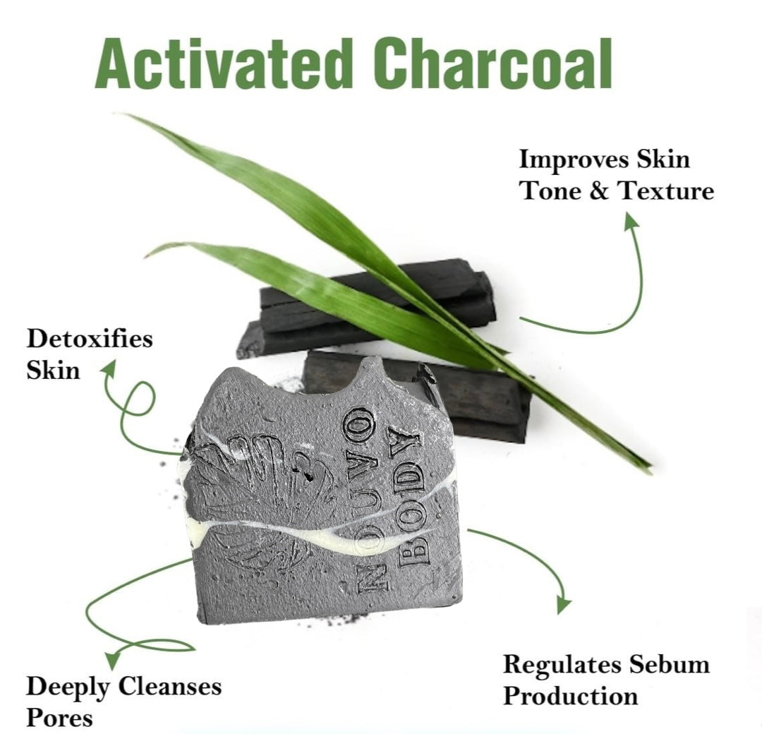 Activated Charcoal Detox 2 Bars Nouvo Body
