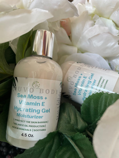 Sea Moss + Vitamin E Hydrating Moisturizer Gel