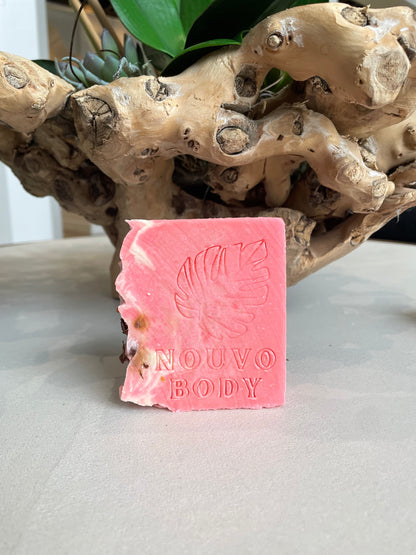 Rose Clay Bar soap (2 thick Bars)