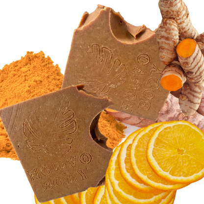 Turmeric + Vitamin C (Even skin tone)  Soap - - 2 thick Bars